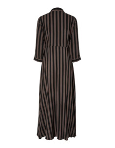 YasSavanna Long Shirt Dress | Chocolate 2