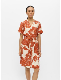 ObjJacira Shirt Dress | Burnt