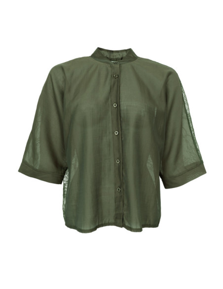 BcCarla Lace Shirt | Army |