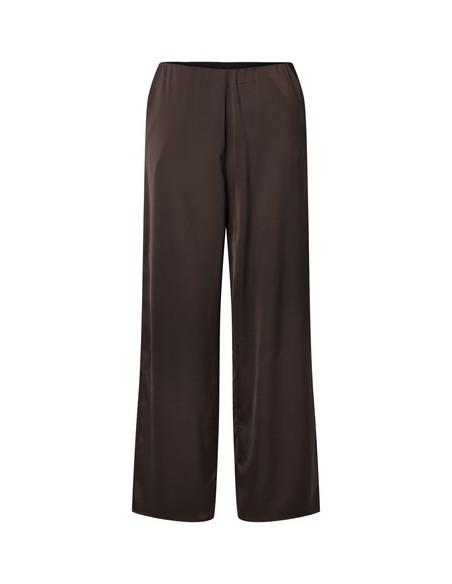 YasPella Wide Pants | Brown