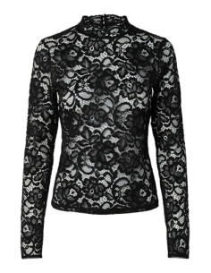 YasLacey Lace Top | Black