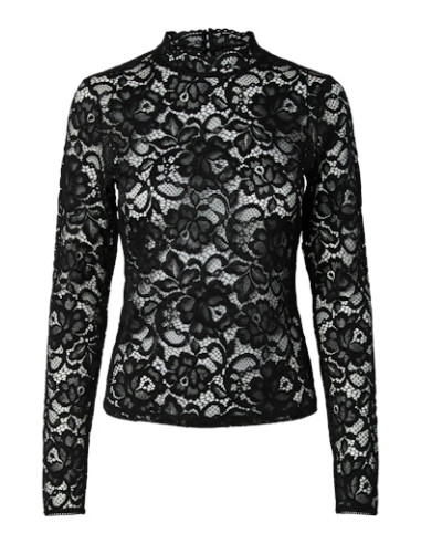 YasLacey Lace Top | Black
