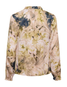 CuAndora Blouse  | Blue/Green 2