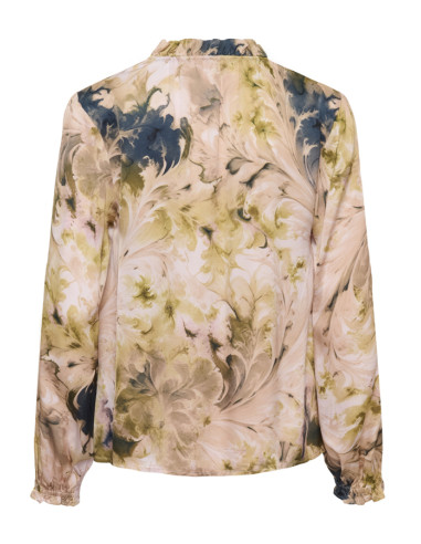 CuAndora Blouse  | Blue/Green
