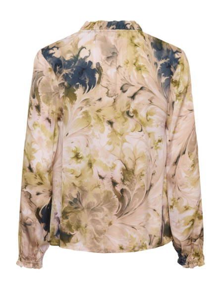 CuAndora Blouse  | Blue/Green