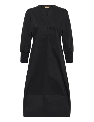CuAntoinett 3/4 Sleeve Dress  | Black