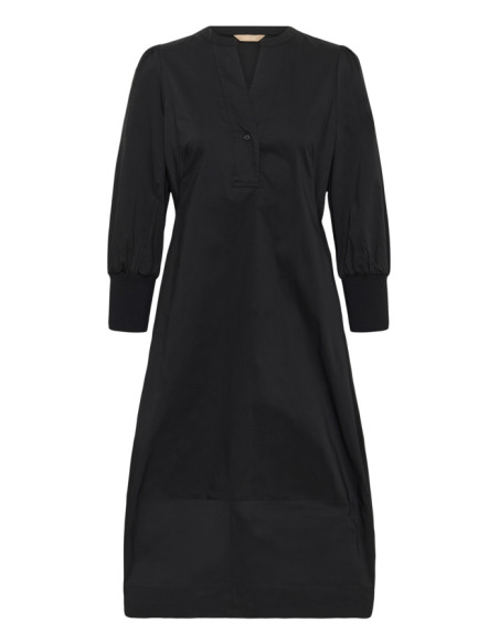 CuAntoinett 3/4 Sleeve Dress  | Black