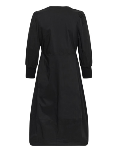 CuAntoinett 3/4 Sleeve Dress  | Black