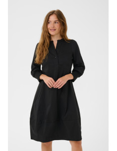 CuAntoinett 3/4 Sleeve Dress  | Black