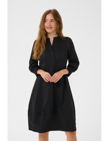 CuAntoinett 3/4 Sleeve Dress  | Black