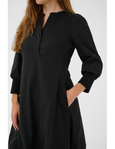 CuAntoinett 3/4 Sleeve Dress  | Black