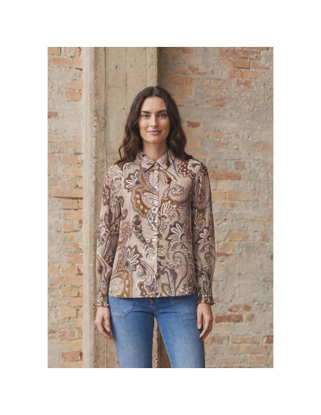Lotta Smock Shirt | Taupe