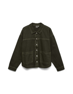 VmJamie Denim Shacket | Forest
