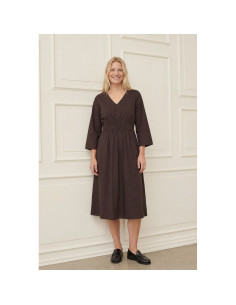 Sigga Sleeve Dress | Brown