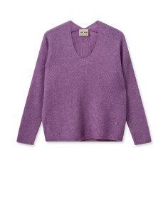 MMThora V-neck Knit | Violet