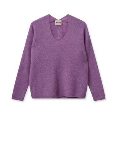 MMThora V-neck Knit | Violet