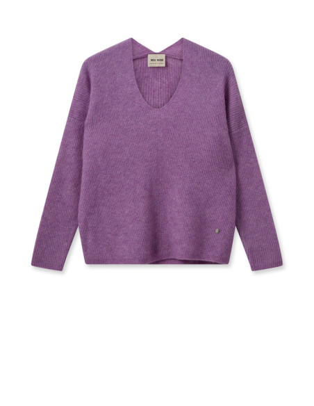 MMThora V-neck Knit | Violet