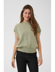 CrDela Knit Slipover | Basil