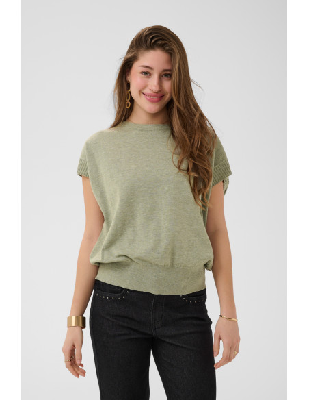 CrDela Knit Slipover | Basil