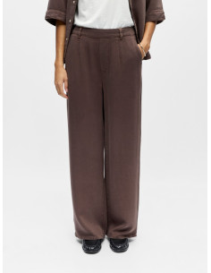 ObjFrame Wide Pant | Brown