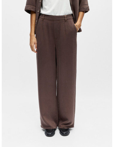 ObjFrame Wide Pant | Brown