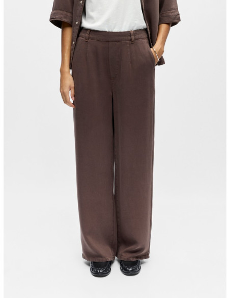 ObjFrame Wide Pant | Brown