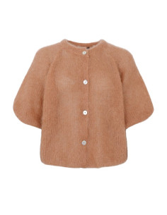 BcBjoerk Knit Cardigan | Camel 2