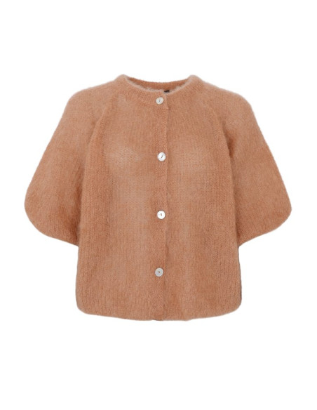 BcBjoerk Knit Cardigan | Camel