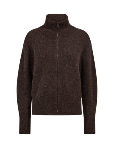 MmThora Zip Cardigan  | Delicioso