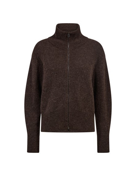 MmThora Zip Cardigan  | Delicioso
