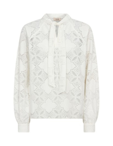 MmTamlyn Lace Blouse | Ecru