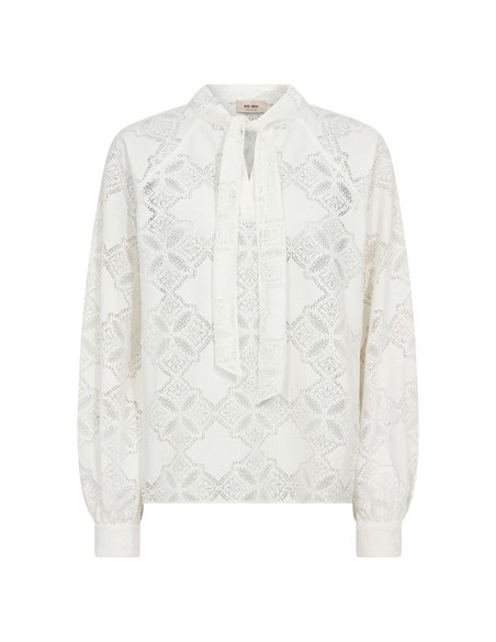 MmTamlyn Lace Blouse | Ecru