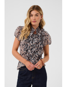 LiljaSZ Crinkle Shirt | Flower