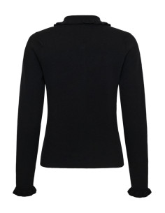 CrDela Knit Cardigan | Black 2