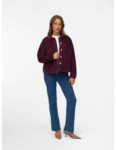VmJamie Corduroy Shacket | Wine