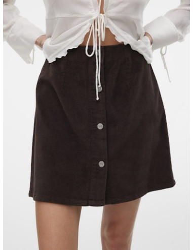 VmEtta Short Skirt | Chocolate