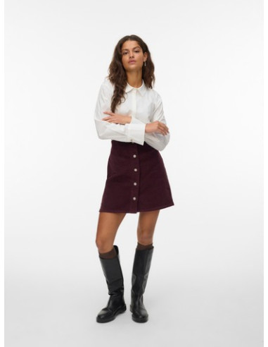 VmEtta Short Skirt | Wine