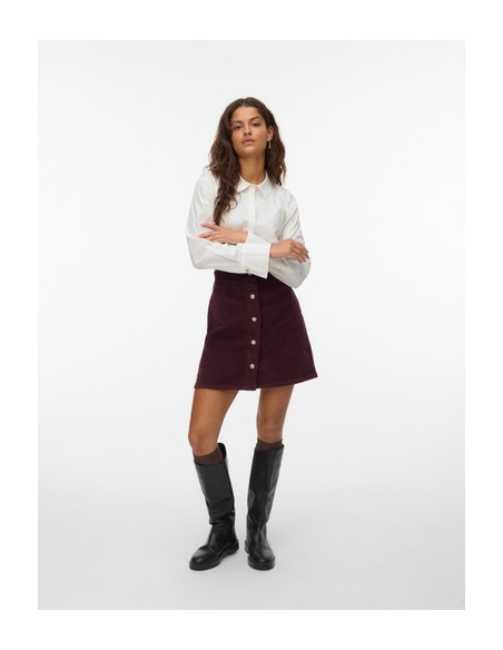 VmEtta Short Skirt | Wine