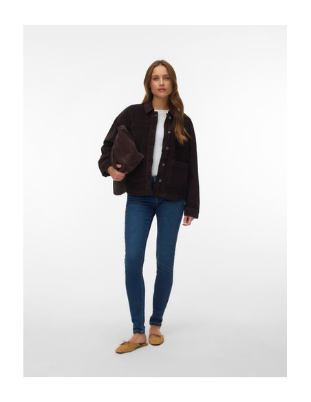 VmJamie Corduroy Shacket | Chocolate