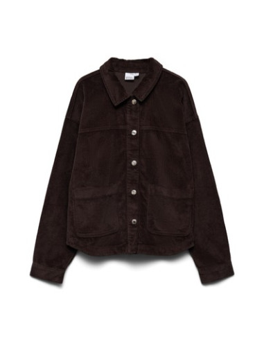VmJamie Corduroy Shacket | Chocolate