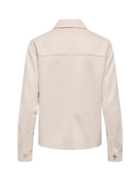 OnlMira Faux Suede Shirt | Pumice