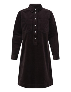 PZSally Placket Dress | Espresso