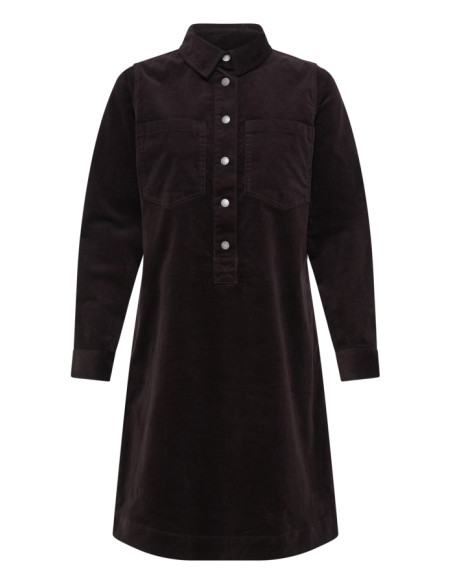PZSally Placket Dress | Espresso