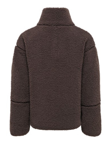 OnlAspen Teddy Jacket | Coffee