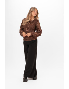 Maeve Blouse | Brown 2