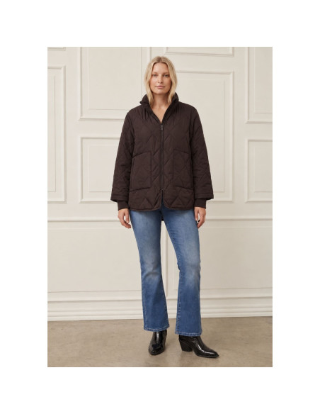 Diddi Quilted Jacket | Brown