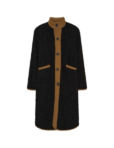 Jenka Reversible Coat | Toffee