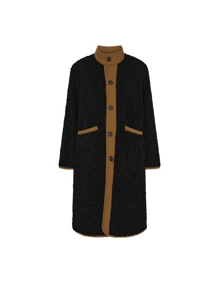 Jenka Reversible Coat | Toffee