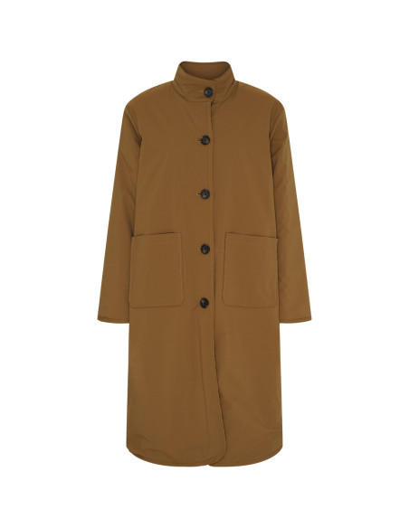 Jenka Reversible Coat | Toffee
