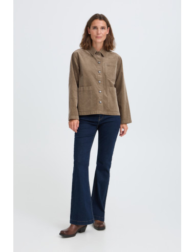 PzSally Casual Jacket | Walnut